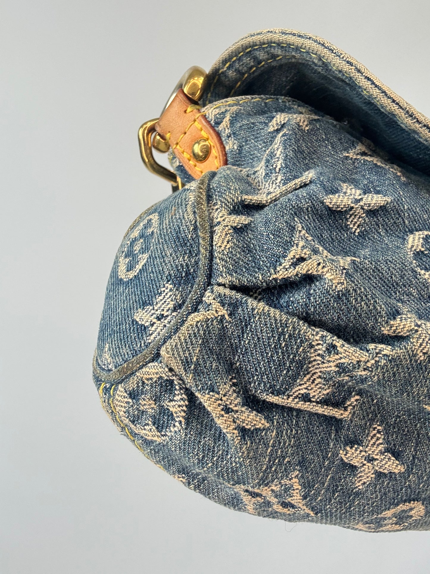 Louis Vuitton Monogram Denim Pleaty