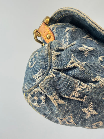 Louis Vuitton Monogram Denim Pleaty