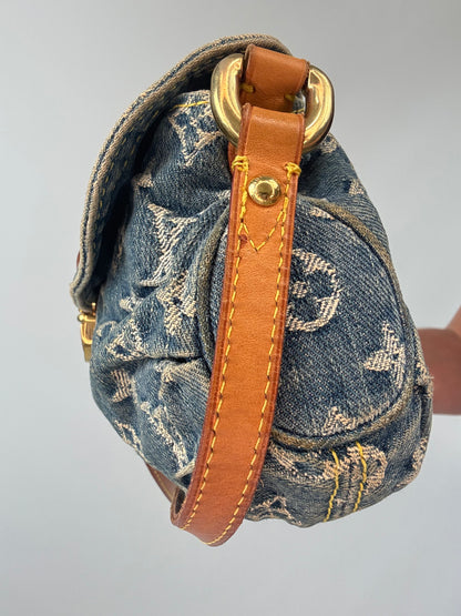 Louis Vuitton Monogram Denim Pleaty