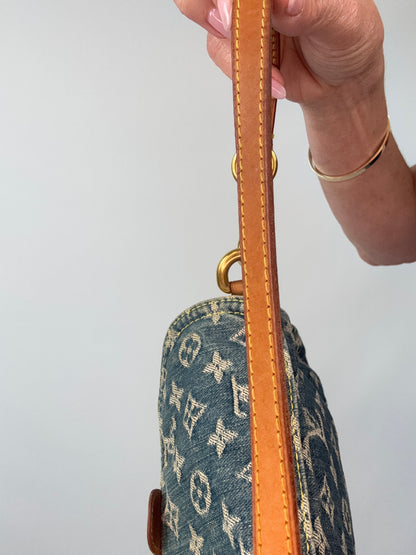 Louis Vuitton Monogram Denim Pleaty