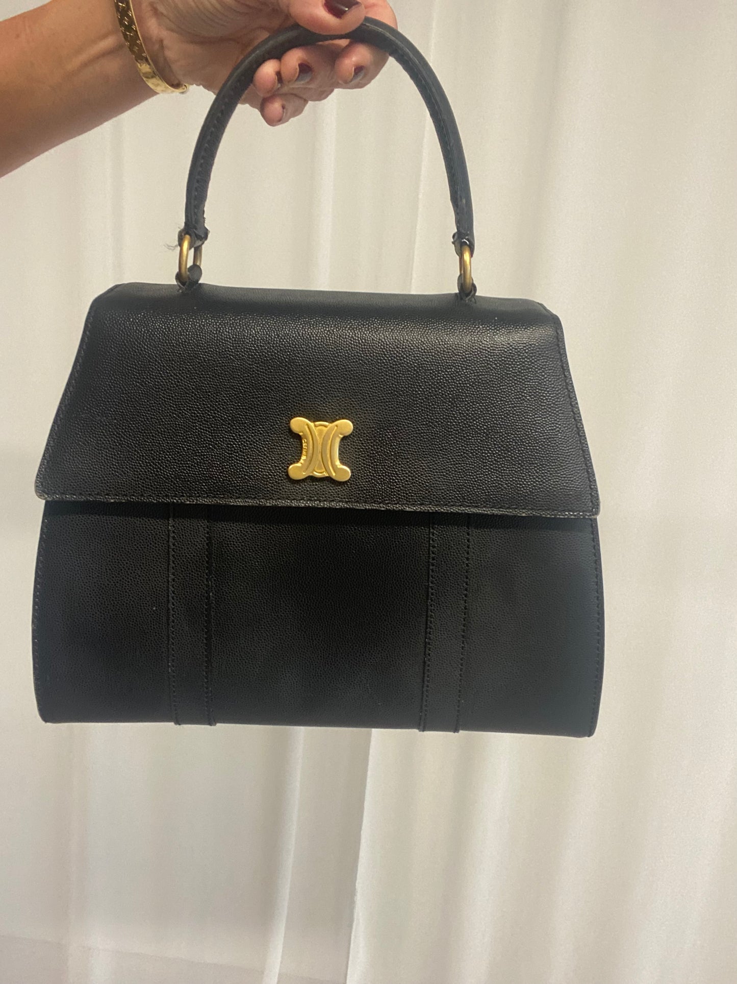 Vintage Rare Celine Triomphe Two way