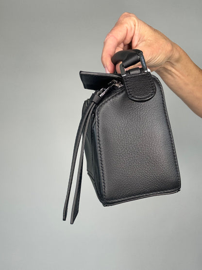 Loewe Mini Puzzle Black Crossbody