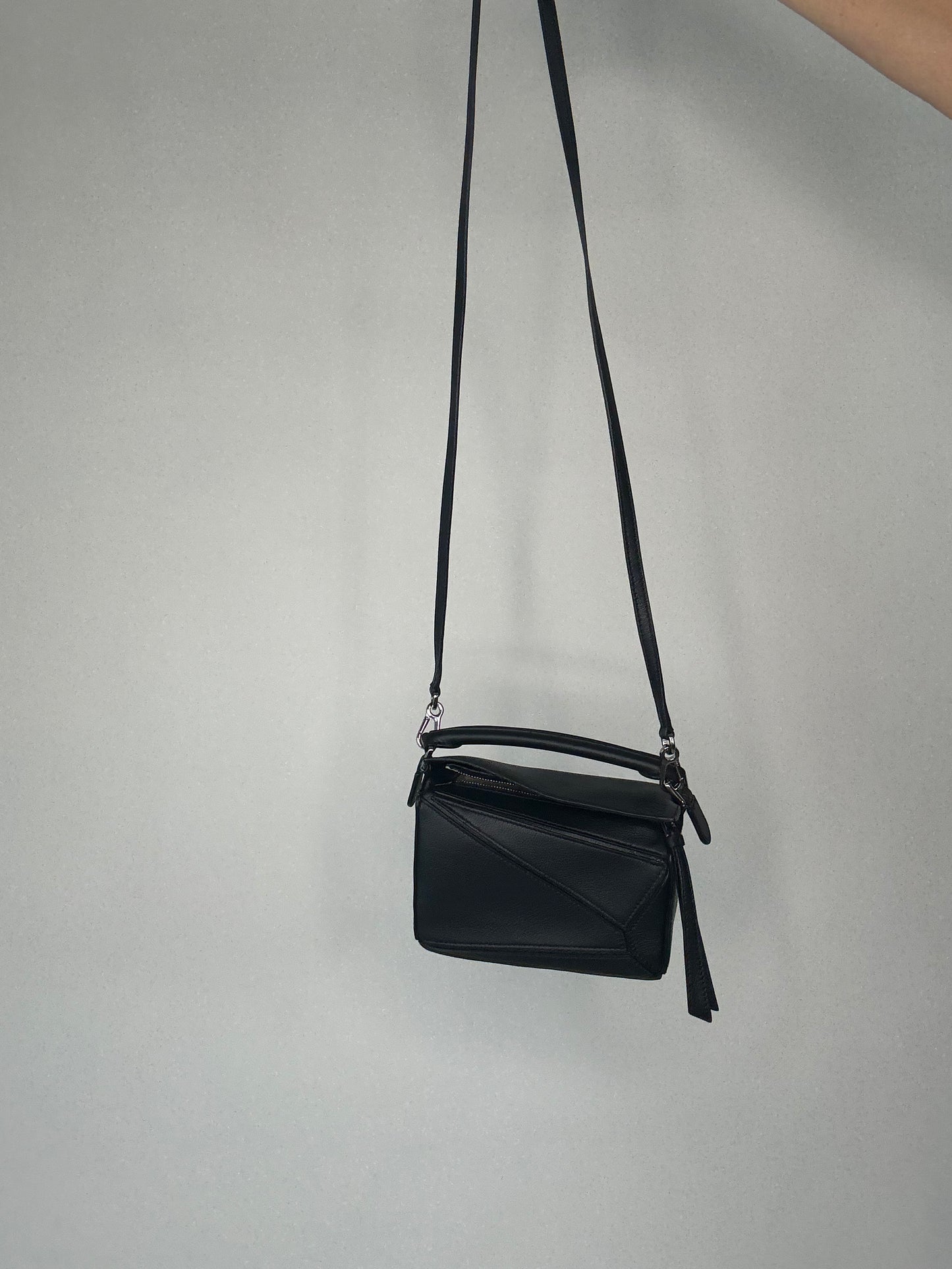 Loewe Mini Puzzle Black Crossbody