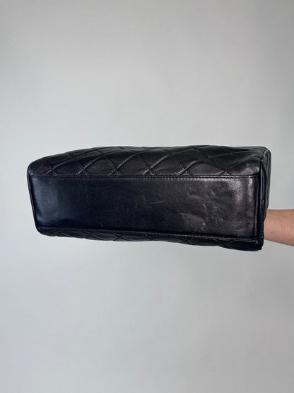 Chanel Rare Matelasse Top Handle Bag