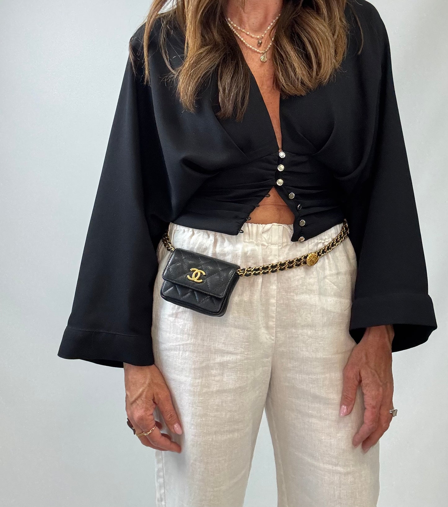 Chanel CC Madallions Flap Belt Bag