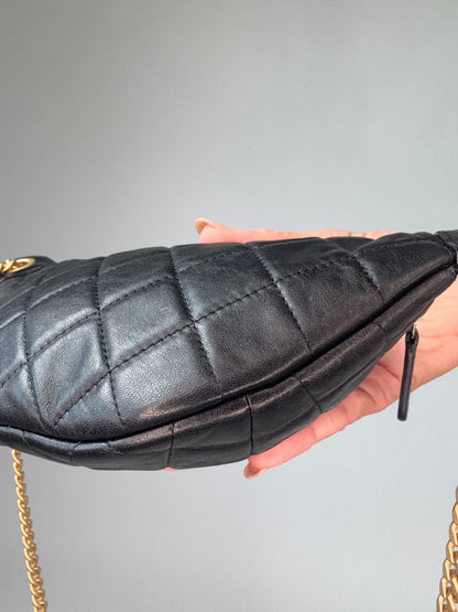 Chanel Waist Bag Sweetheart -Black