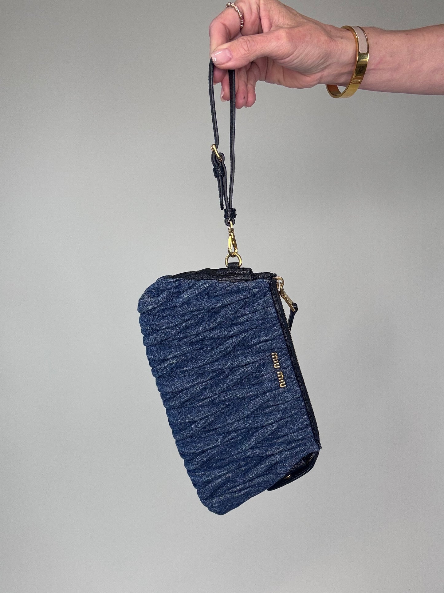 Miu Miu Denim Pouch