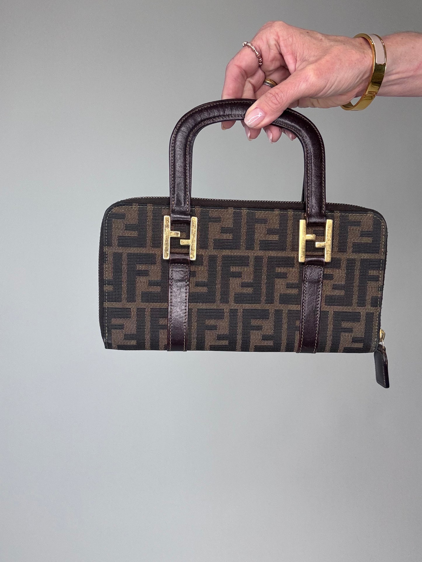 Fendi  Zucca Vintage Wallet Bag