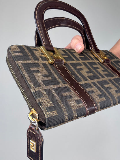 Fendi  Zucca Vintage Wallet Bag