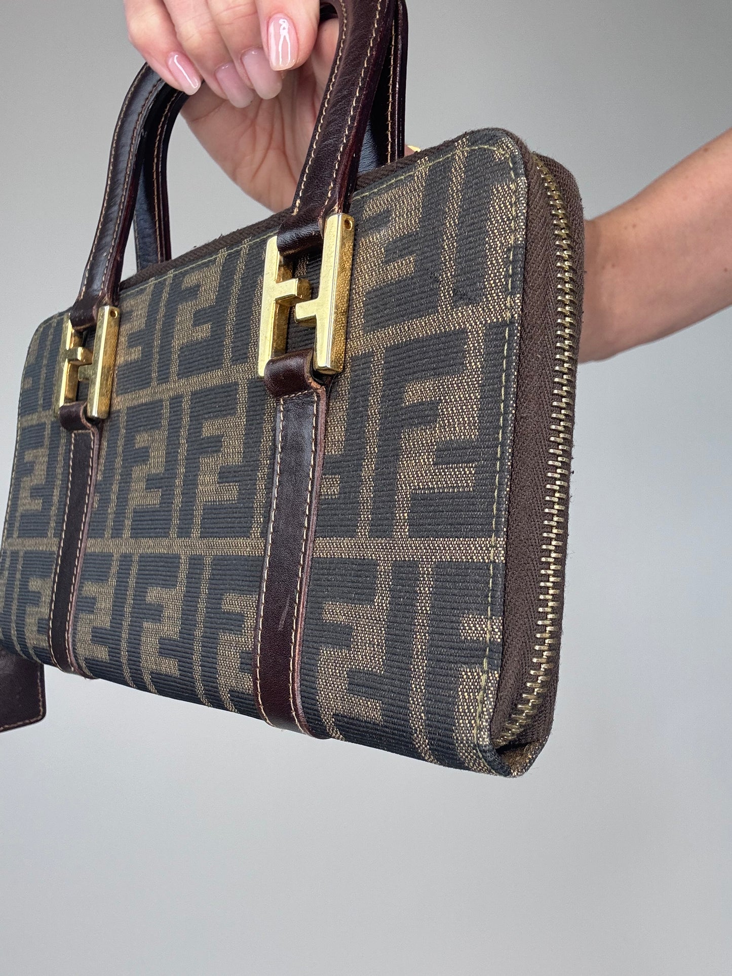 Fendi  Zucca Vintage Wallet Bag