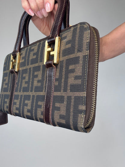 Fendi  Zucca Vintage Wallet Bag