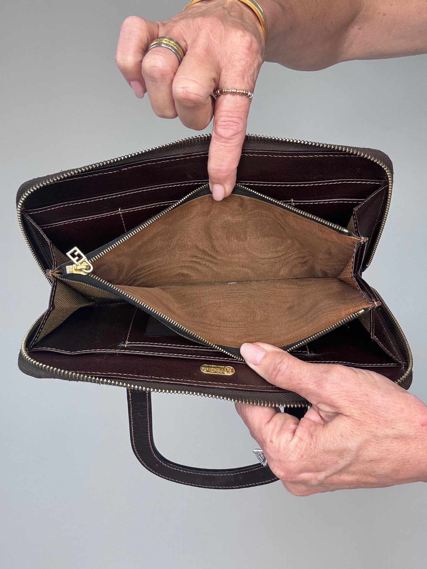 Fendi  Zucca Vintage Wallet Bag