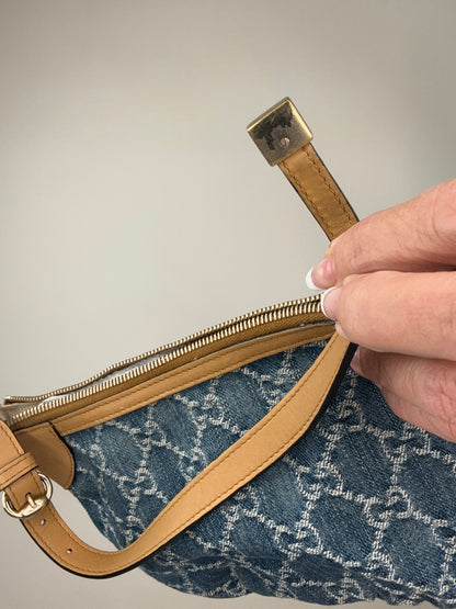 Gucci Denim Vintage Shoulder Bag