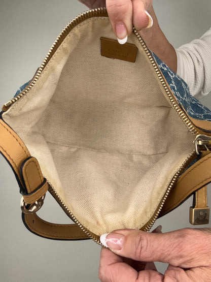 Gucci Denim Vintage Shoulder Bag