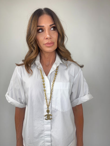Chanel Vintage Rare Long CC With Knot Details