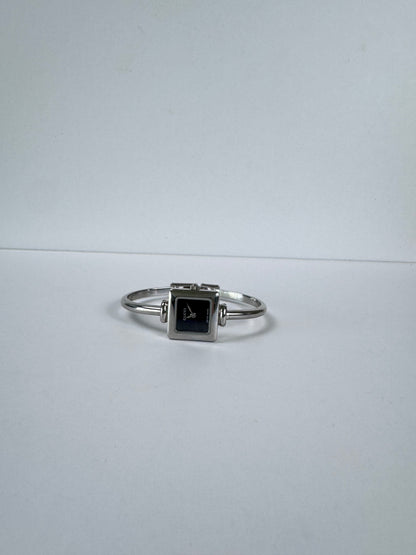 Gucci Vintage Silver Square Watch