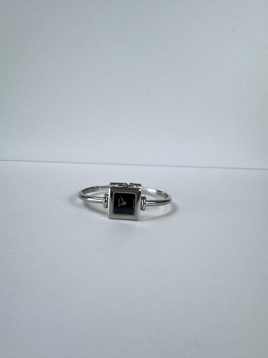 Gucci Vintage Silver Square Watch