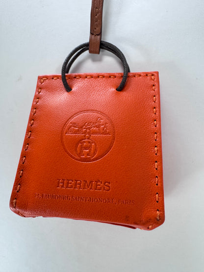 Hermes Sac Orange Bag Charm