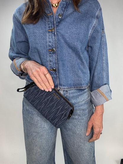 Miu Miu Denim Pouch