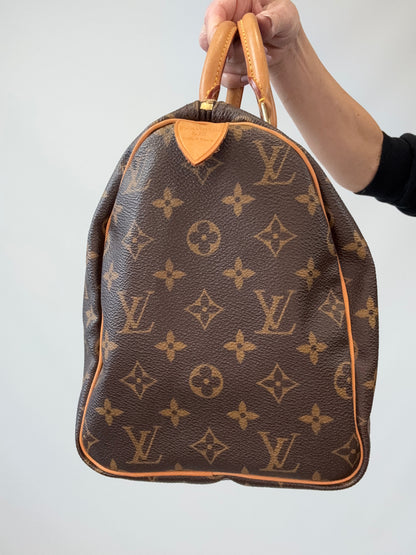 Louis Vuitton Monogran Speedy 30_ Vintage