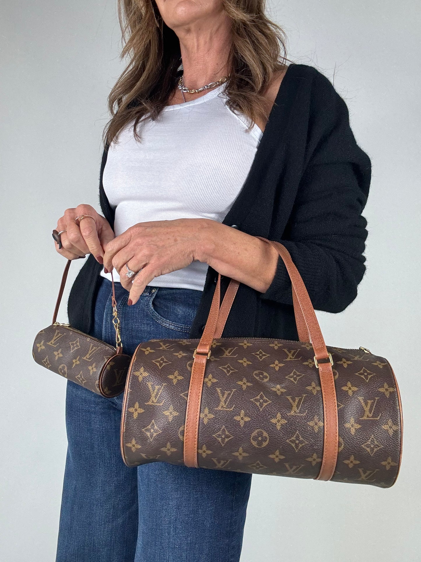 Louis Vuitton Papillion 30 With Baby Bag