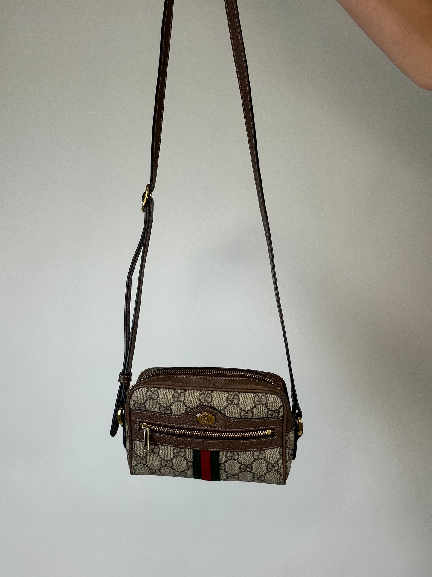 GUCCI Ophidia GG Supreme Mini Bag Shoulder Bag