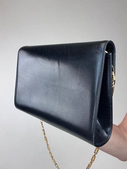 Celine Vintage Carriage Triomphe Chain Bag