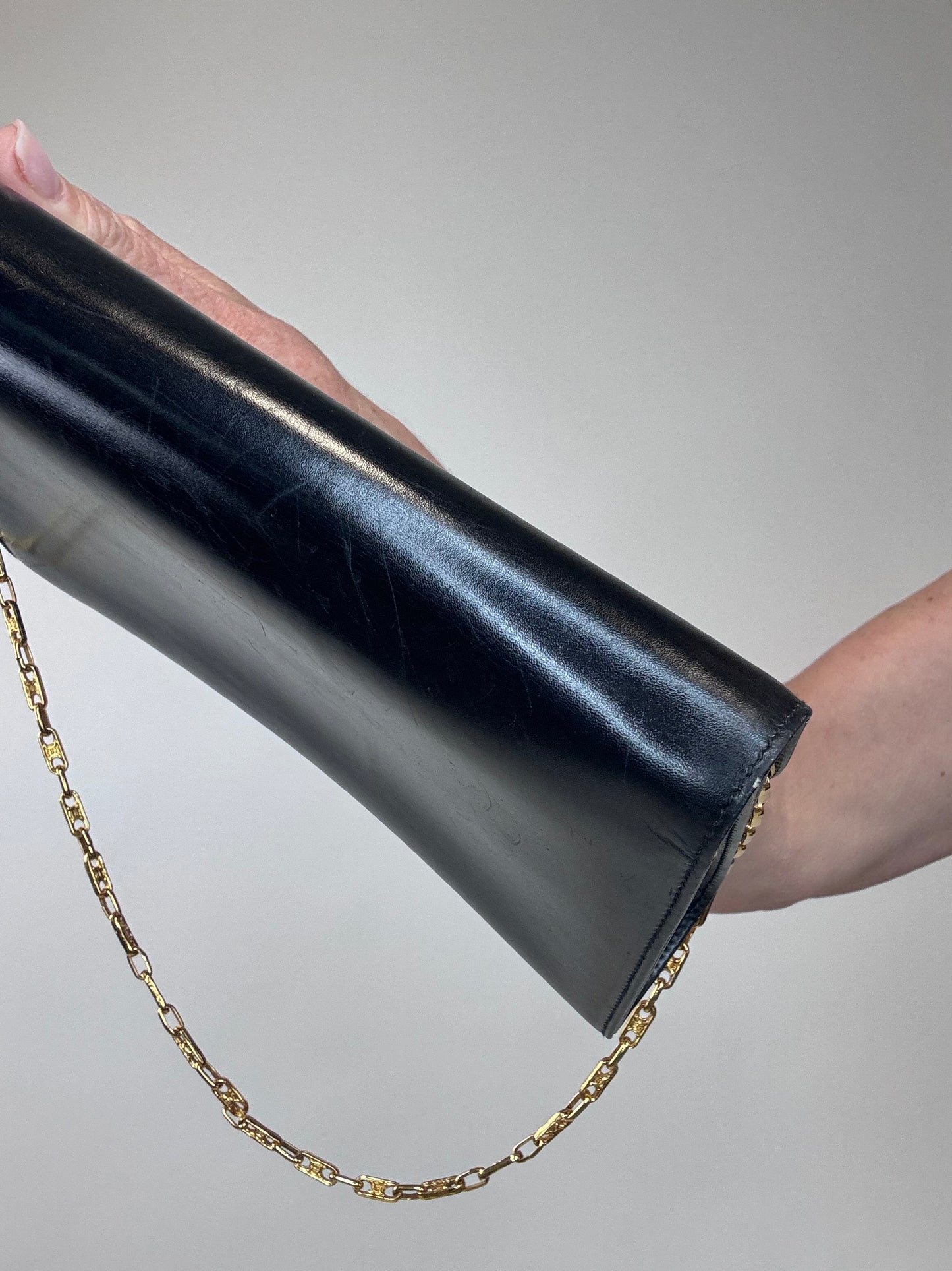 Celine Vintage Carriage Triomphe Chain Bag