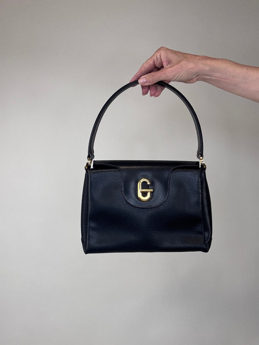 Gucci Rare G Turnlock Top Handle Bag