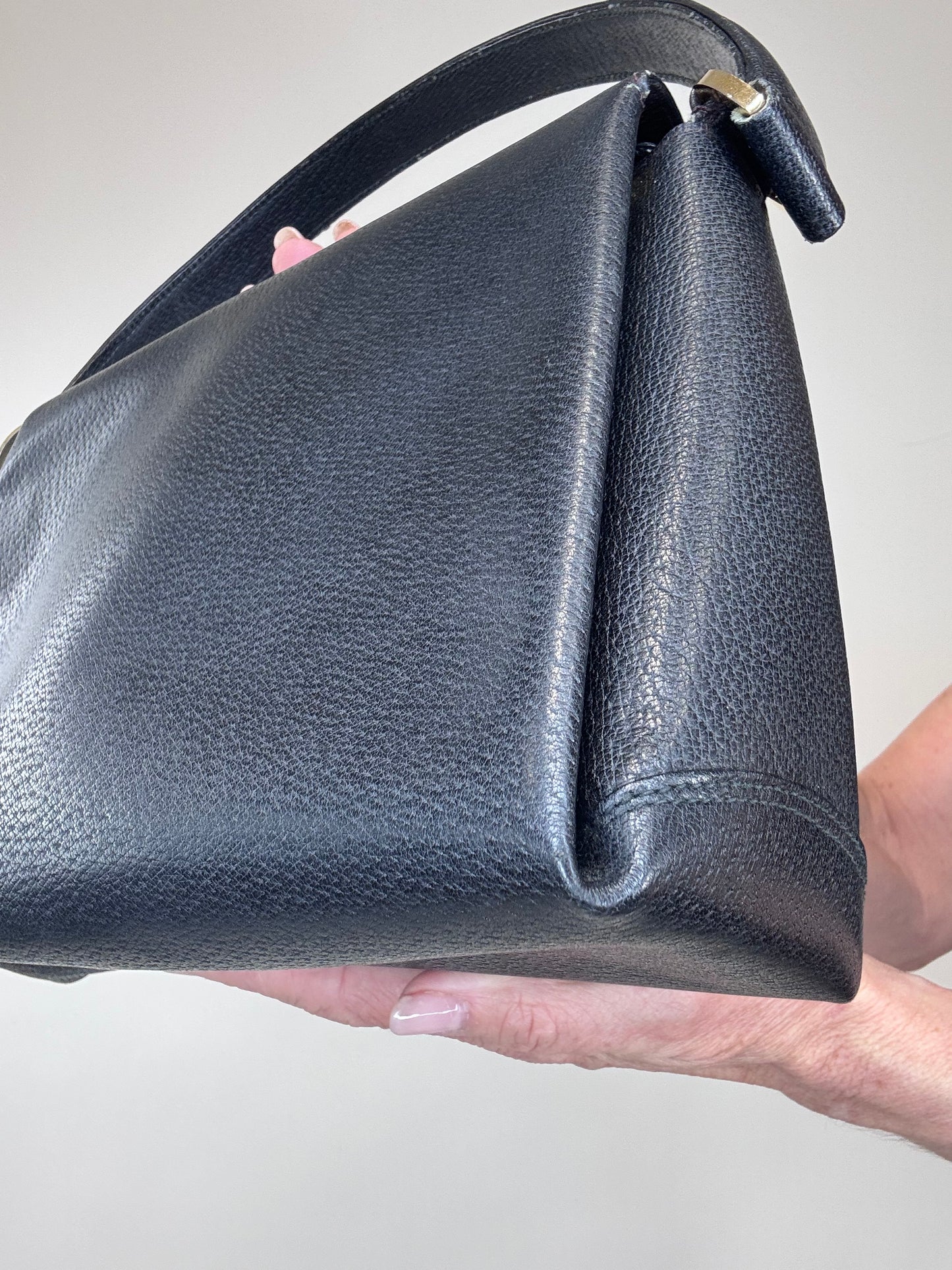 Gucci Rare G Turnlock Top Handle Bag