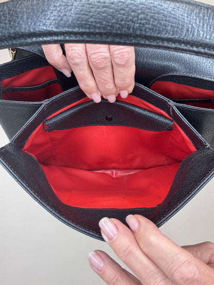 Gucci Rare G Turnlock Top Handle Bag