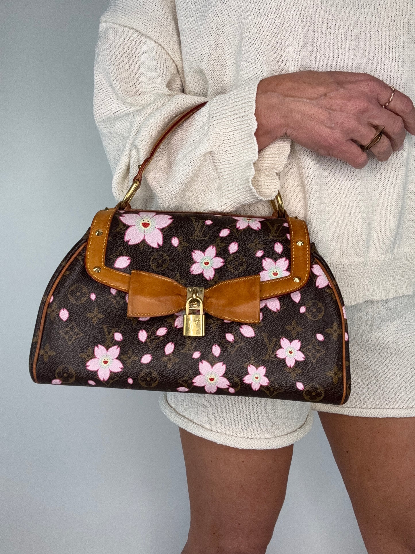 Louis Vuitton Takashi Murakami Cherry Blossom Vintage Retro Bag