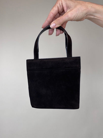 Gucci Vintage Suede Mini Tote Bag
