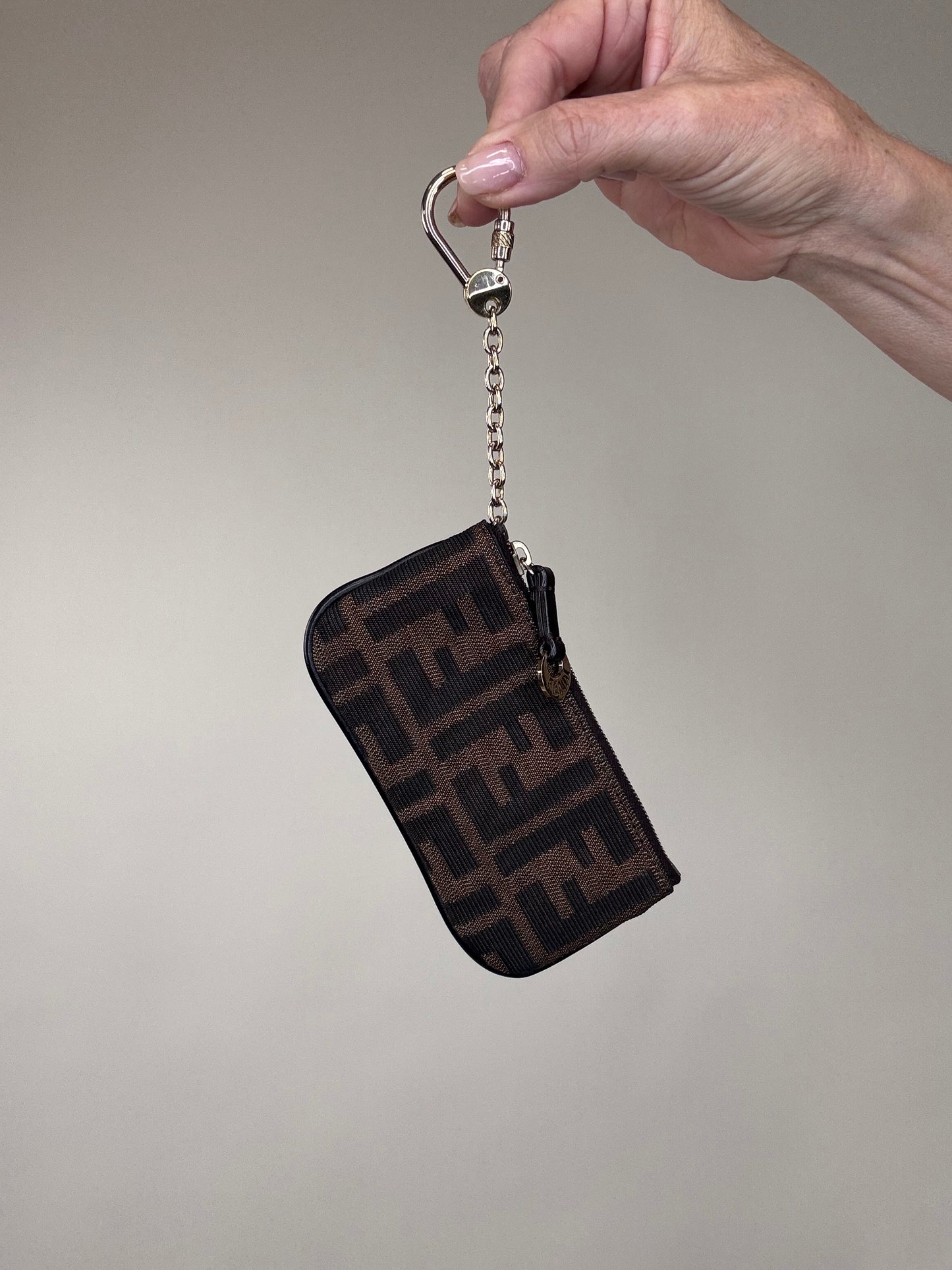 Fendi Zucca Coin Key Pouch