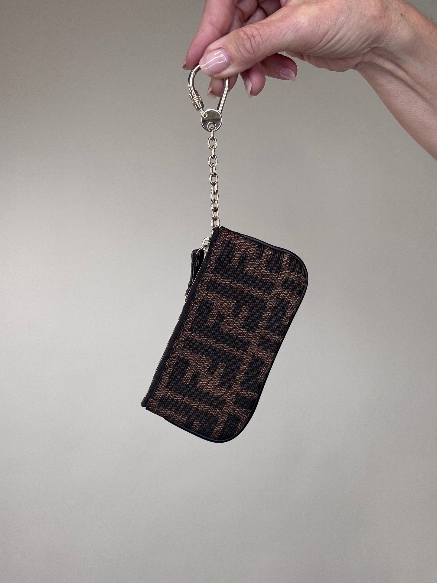Fendi Zucca Coin Key Pouch