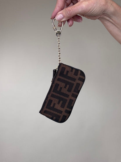 Fendi Zucca Coin Key Pouch