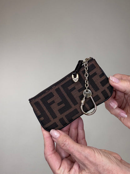Fendi Zucca Coin Key Pouch