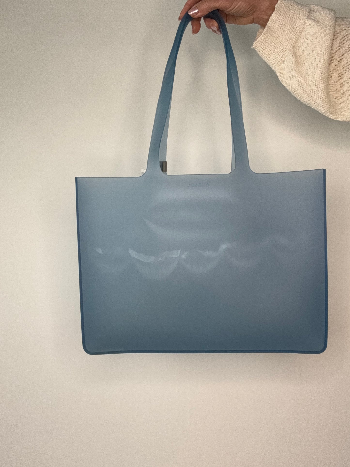 Chanel Blue Rubber Beach Tote
