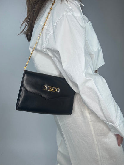 Celine Vintage Carriage Triomphe Chain Bag