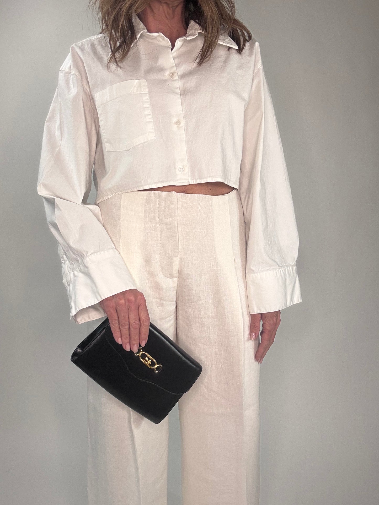Celine Vintage Carriage Triomphe Chain Bag