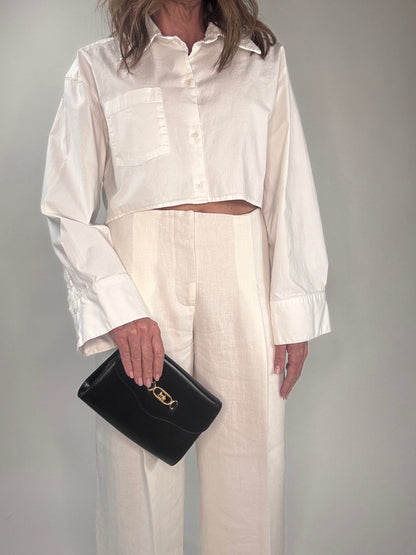 Celine Vintage Carriage Triomphe Chain Bag