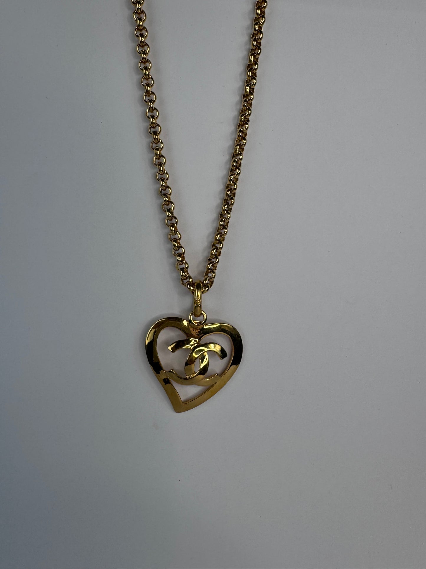 Chanel Vintage Heart Pendent