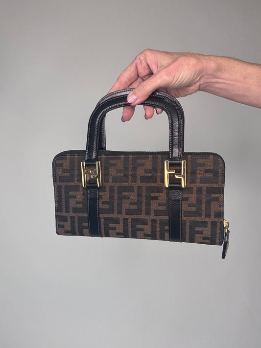 Fendi Zucca Wallet Bag