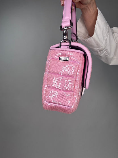 Fendi 1997 Re-Edition Glitter Two Way Bag