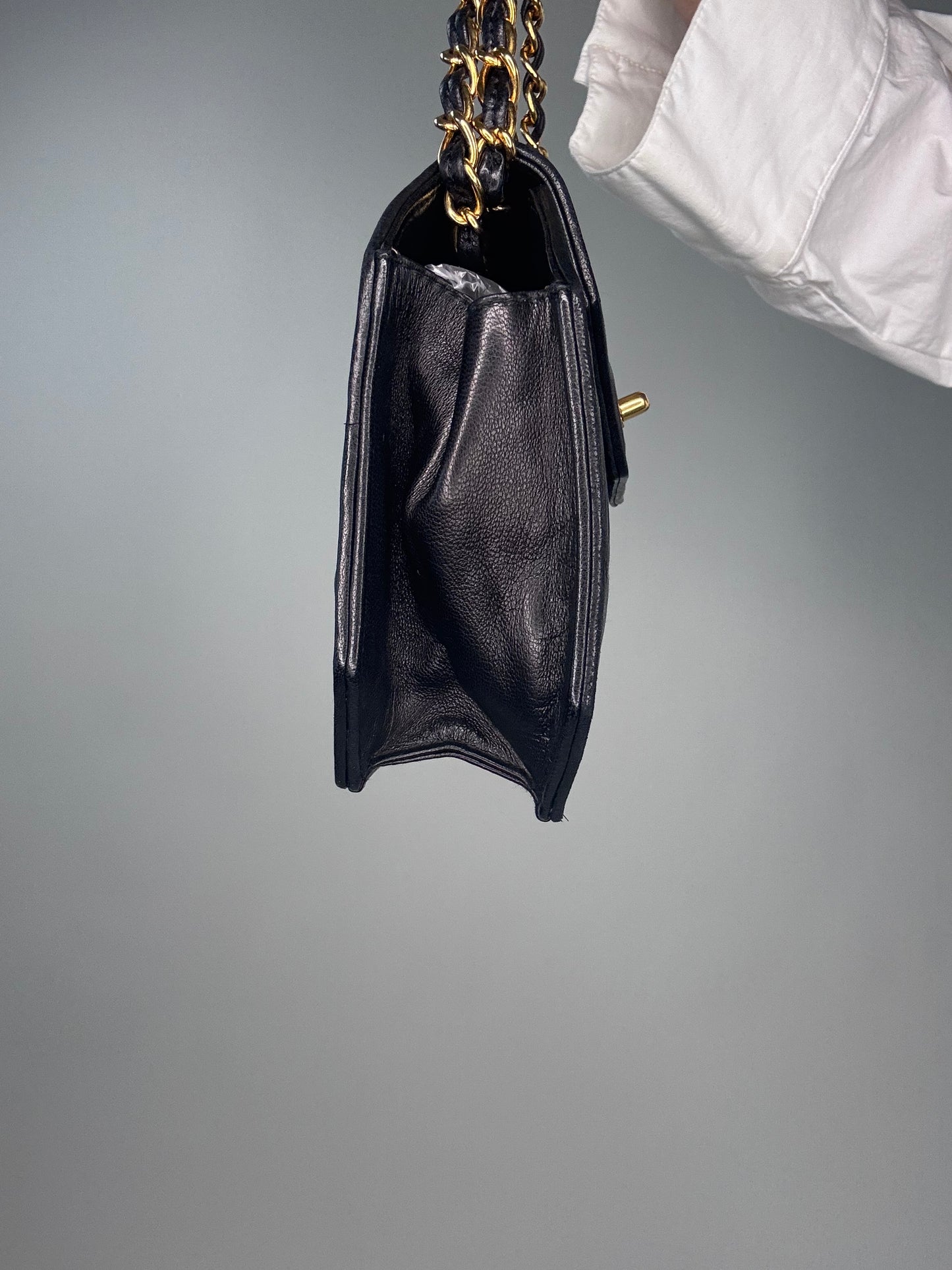 Chanel Vintage Octagon Lambskin Bag
