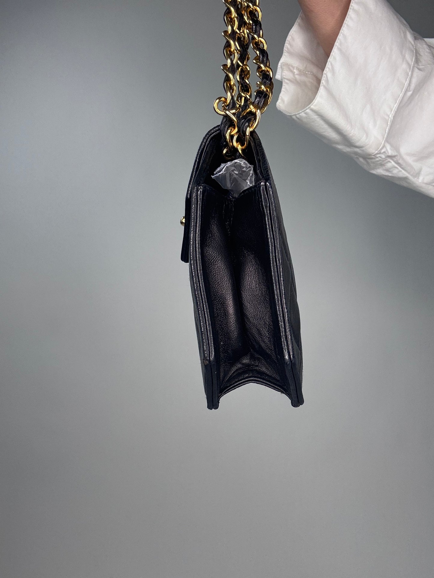 Chanel Vintage Octagon Lambskin Bag