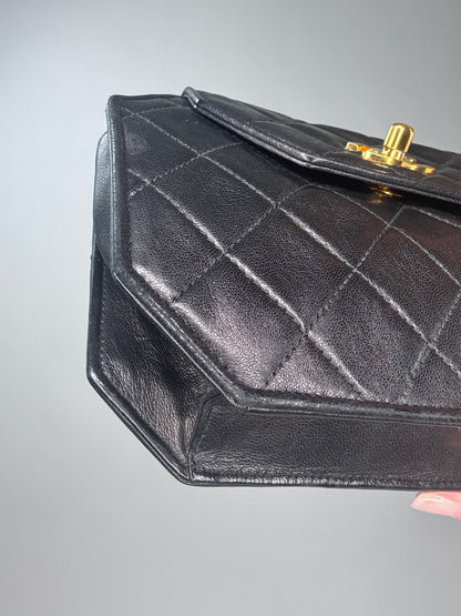 Chanel Vintage Octagon Lambskin Bag