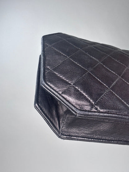 Chanel Vintage Octagon Lambskin Bag