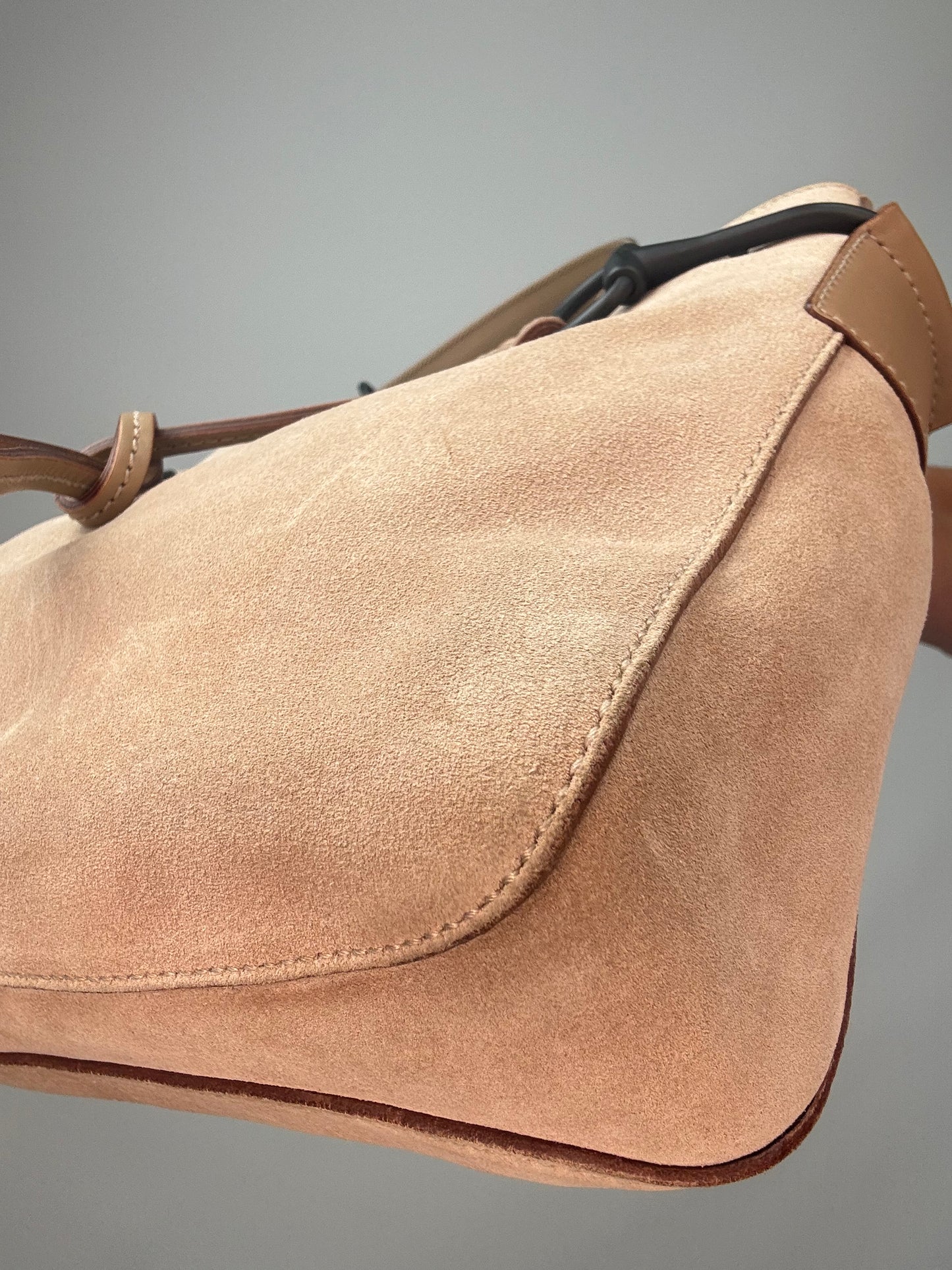 Gucci  Suede Horsebit Hobo