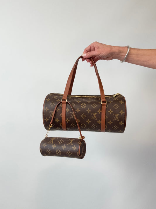 Louis Vuitton Papillon 30 With Baby Bag